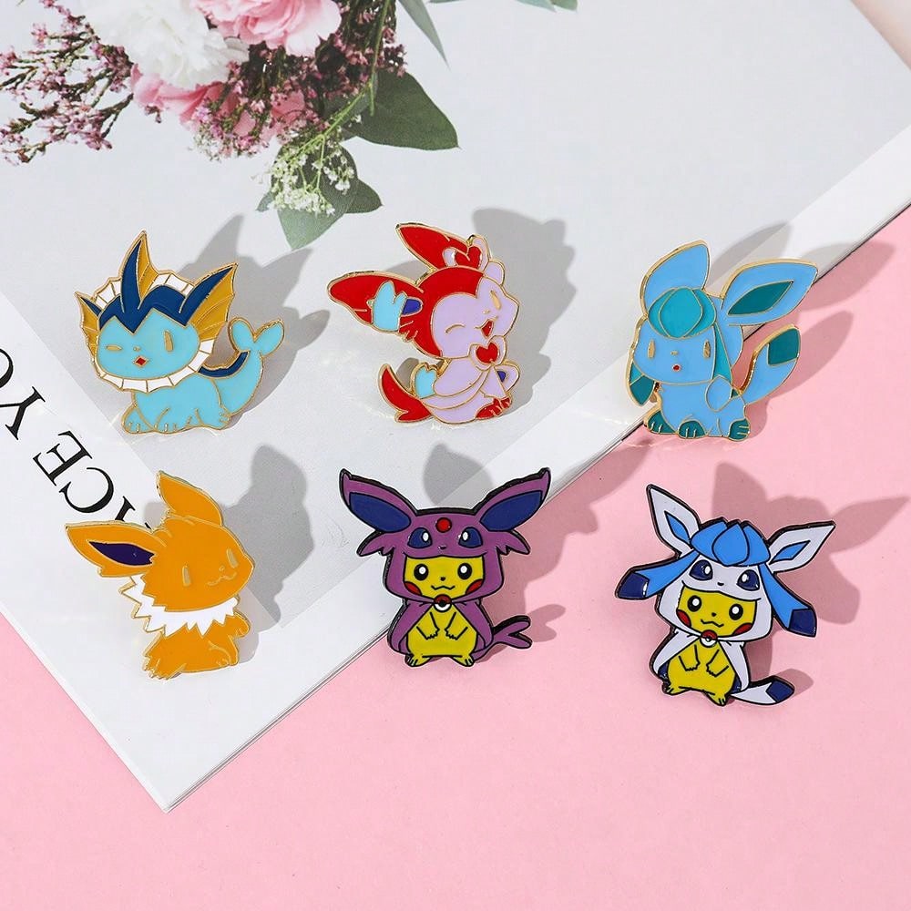 5 Broches Mignonnes En Alliage Émail - Animaux, Design Coloré - Badge Pour Vêtements, Sacs, Chapeaux - Cadeaux Sympas