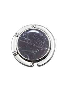 Gancho para bolso plegable - Perchero de mesa plegable para bolso - Colección de perchas para bolsos - Ganchos de escritorio para bolso - Negro - Ver 7