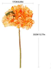 1 unidad / 3 unidades de flor pompon artificial con tallo blanco lechoso - blanco lechoso - Ver 4