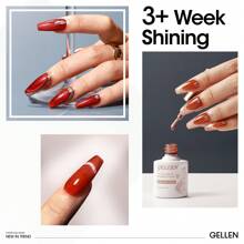 Gellen Conjunto De Esmalte Em Gel Gellen Holográfico Com Glitter E Olho De Gato Com Imã 6 Peças Conjunto De Esmalte Em Gel Uv/led Da Série Galaxy Romântica Para Manicure Diy Em Casa E Salão De Unhas Arte De Unhas