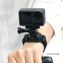 360 Degree Rotation Hand Wrist Strap For GoPro Hero 12 11 10 9 8 7 6 5 4 3 2 1 Band Holder Mount For Insta360 Osmo Action 2 XiaoYi 4K - Black - View 1