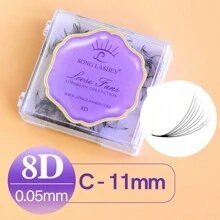 SONG LASHES SONG LASHES6D 8D 10D Abanicos sueltos Abanicos prefabricados Base puntiaguda Raíz delgada y afilada,pestañas pestans extensiones de pestañas