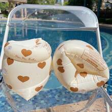 1pc Adult Swimming Arm Ring Sleeves, Dual Floats Swim Aid Equipment - Green - View 4