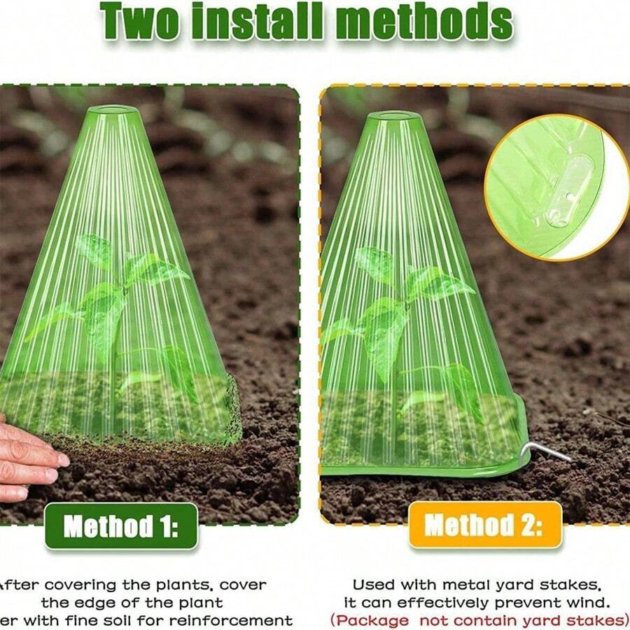Plant Garden BellShaped Cover, Reusable Horticultural Cover For Plants