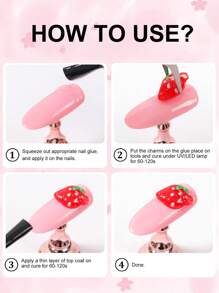 Lindo kit de arte de uñas de amor dulce con diseño de mini lollipop y decoración acrílica 3D para uñas, con colores y calcomanías llamativas, dijes para uñas, joyas para uñas y suministros para uñas DIY decoración uñas