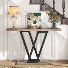 Sofa & Console Tables - Grey - View 3