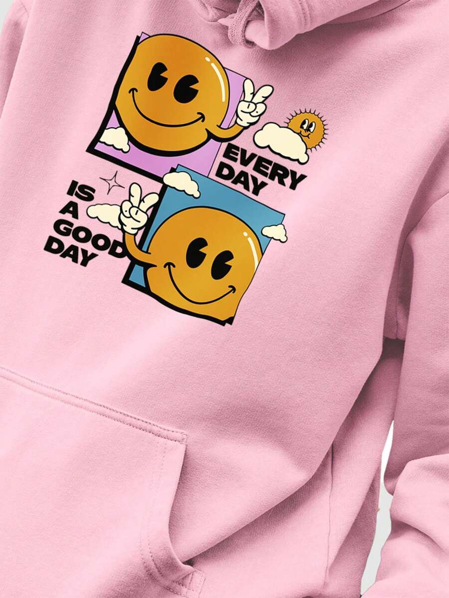 Men Hoodies - Baby Pink - View 1
