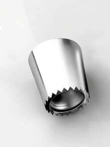 1pc/3pcs/5pcs Stainless Steel Large Piping Tip For Cake Decorating - Russian Icing Nozzle For Frosting, Cupcakes, Cookies - Baking Tools And Kitchen Gadgets