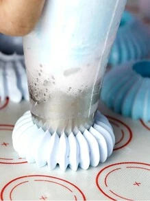 1pc/3pcs/5pcs Stainless Steel Large Piping Tip For Cake Decorating - Russian Icing Nozzle For Frosting, Cupcakes, Cookies - Baking Tools And Kitchen Gadgets