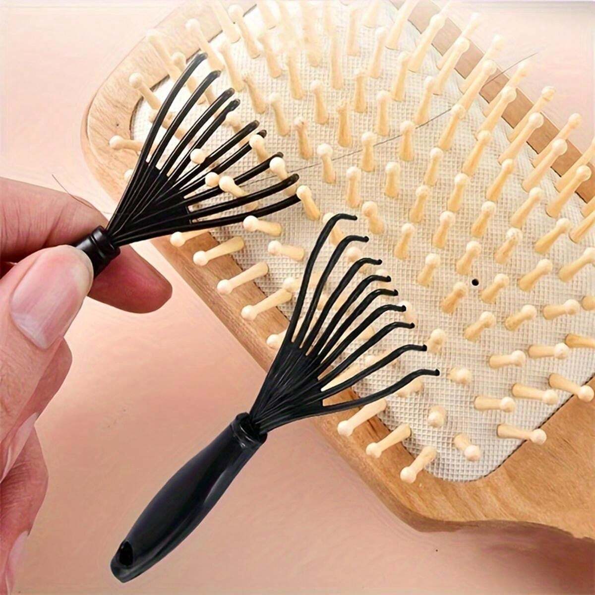 1pc Hair Brush Cleaning Rake, Air Cushion Comb Cleaning Claw, Hair
