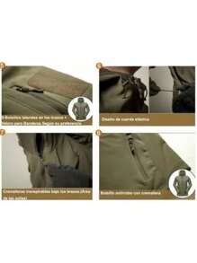 Chamarra Tactica Militar Térmica Impermeable Tactico Hombre - Verde - Ver 10