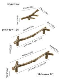 1個櫥櫃枝形抽屜手柄用於櫥櫃門和家具硬件