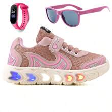 CALCADOS LGHT LIGHT Kids Flats - 淺粉色 - 查看 1
