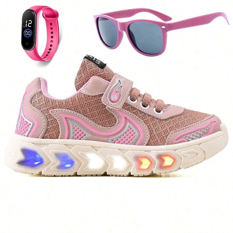 CALCADOS LGHT LIGHT Kids Flats - 淺粉色 - 查看 1