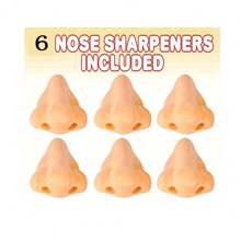 2 Miếng Vui Mũi Gọt bút chì - Tuyệt vời Chơi khăm Qủa tặng Và Còn hàng - Màu be - Xem 6