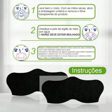 Easy Idea Network Máscara Adesivo Removedor de Cravos, Carvão de Bambu, Limpeza Profunda dos Poros ORIGINAL - 6 Unidades - Visão 4