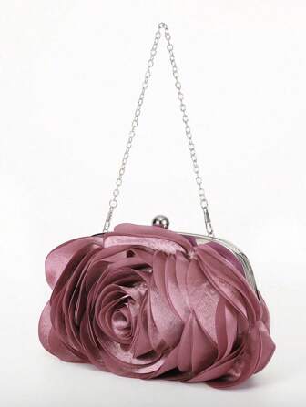 Evening Bag Flower Bride Bag Purse Full Dress Dinner Party Handbag Wedding Clutch Women Evening Purse Lady Clutches Valentines