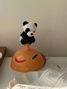 Imã de Geladeira de Tecido Fofo de Panda, Imã de Animal de Pelúcia Criativo para Espelhos de Bicicleta, Bolsas, Decorações, Melhores Presentes