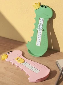 1pc Baby Foot Measuring Device Children Foot Measuring Tool Foot Size Measure Gauge For Home Shoe Buying - Green - View 3