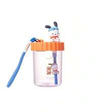 Miniso 1pc Sanrio Characters Lanyard Tumbler, 520mL/17.59oz - Orange - View 5