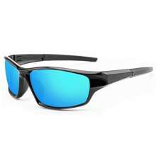 1 Pair Fashion Sports Fashion Glasses, Luxury Brand Designer Decorative Glasses, Suitable For Cycling, Running, Fishing, Hiking, Skiing, Motorcycling, Driving, Trekking, Camping, Outdoor Sports, Retro Fashionable Glasses, Ice Blue, Green, Orange Lenses, Good Day And Night Vision (Note: Glasses Case Not Included)