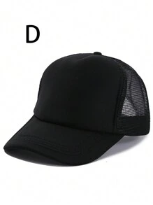 1顶男女通用广告可定制Logo刺绣志愿者团队建设活动棒球帽，纯色海绵网眼帽，适用于社区服务 - 彩色 - 查看 11