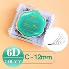 SONG LASHES SONG LASHES6D 8D 10D Abanicos sueltos Abanicos prefabricados Base puntiaguda Raíz delgada y afilada,pestañas pestans extensiones de pestañas
