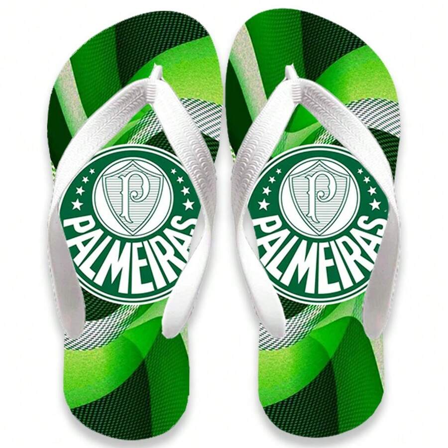 Men Flip Flops & Slides - 綠色 - 查看 1