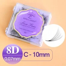 SONG LASHES SONG LASHES6D 8D 10D Abanicos sueltos Abanicos prefabricados Base puntiaguda Raíz delgada y afilada,pestañas pestans extensiones de pestañas