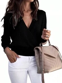 Blusa Para Dama De Moda Casual Elegante - Negro - Ver 1