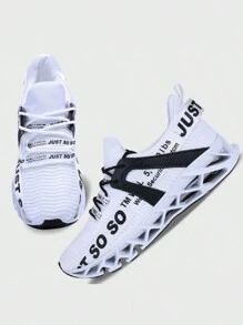 Valentine's Day Women'S Just So So Alphabet Running Lace-Up Shoes Festival Gift Non Slip Athletic Tennis Walking Blade Type Sneakers