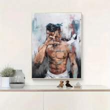 1pc Retro Canvas Poster, Music Album Art, Rock Band Home Decoration-Waterproof Print For Living Room, Bedroom, Office, Bar Wall Decoration - Multicolor - View 4