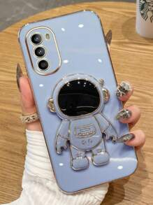 Kelly Capas Cell Phone Case With Astronaut Frame For Samsung - 藍色 - 查看 3