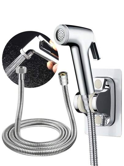 手持式马桶喷枪 - 布尿布专用喷枪，可调节水压，带喷水软管，适用于婴儿/女性私处清洗，浴室配件，浴室工具