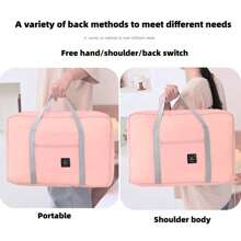 Leicht verstaubarer Reisetasche, Reisetasche mit großer Kapazität für Sport & Reisen, Urlaub, Schule, Handgepäck, Gepäckstück, Wochenend-Tasche, Overnight-Tasche, Reisetasche, Reiseorganizer, Outfit, Flughafen, Reisebekleidung, Reiseutensilien, Gepäckstück, Weihnachtsgeschenkideen, Frauen, Mädchen, Weihnachtsgeschenke für Mutter, Geburtstaggeschenk Mutter, Freundin, Sporttasche, Trainingskörper, für Urlaub, Erntedankfest, Dankegeschenke