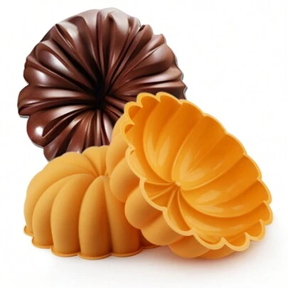 9-Inch Silicone Cake Mold In Pumpkin Shape, Non-Stick Silicone Mold For Making Jelly, Bread, Chiffon Cake, Soft And Easy To Demold, Baking Mold, 1pc