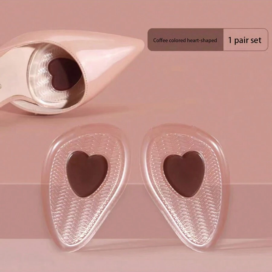 2pcs Non-Slip Shoe Pads, Forefoot Cushions, For High Heels