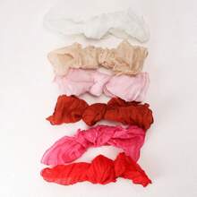 6/12/24/48pcs/Set Bohemian Cheesecloth Napkins, Soft Linen Dinner Napkins, Suitable For St. Patrick's Day, Easter, Wedding, Baby Shower, Daily Use - Pink - View 7