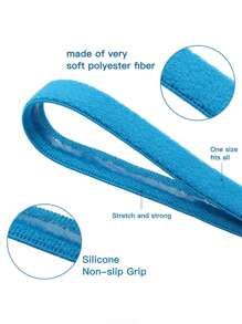 1個男女運動頭帶，吸汗排汗，適用於跑步，瑜珈，足球，運動和鍛煉 - 彩色 - 查看 2