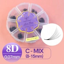 SONG LASHES SONG LASHES6D 8D 10D Abanicos sueltos Abanicos prefabricados Base puntiaguda Raíz delgada y afilada,pestañas pestans extensiones de pestañas