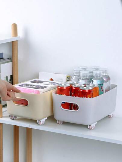 4 ruedas que se pueden fijar, adecuadas para fijar en la parte inferior de cajas de almacenamiento, ruedas unidireccionales para uso doméstico