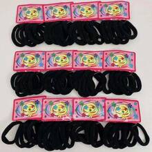 Kit 72 Elástico Rabico Para Cabelo Tipo Meia Pacote - 1 PACOTE DE XUXINHA BARATO