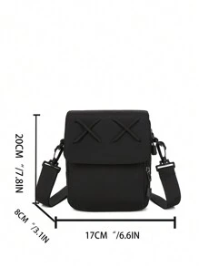 单肩包 全新 运动斜挎包 休闲百搭 轻便通勤背包 斜挎包 度假学校 夏季手提包 尼龙 商务休闲 黑色 个性化礼品 便携式斜挎包 大容量 多功能 时尚休闲 男友礼物 趣味礼物 侧包 情人节 节日必备品 露营斜挎包 贴纸 返校 情人节男士礼物