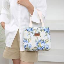 1 szt Nadrukowany Torba Przenośny Woreczek Na Lód Termiczny Torba Wodoodporny Bezludny Torba Lunch Pudełko śniadaniowe Torba