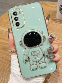 Kelly Capas Cell Phone Case With Astronaut Frame For Samsung - Mint Green - View 1