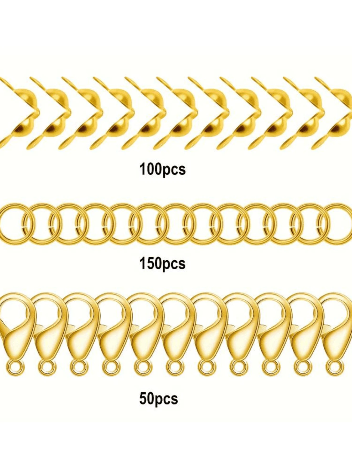 Jewelry Making End Findings - Amarillo Oro - Ver 1