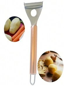Descascador de Legumes em Aço Inox Rose Gold – Cabo Ergonômico e Lâmina Afiada - Multicolorido - Visão 4