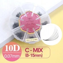 SONG LASHES SONG LASHES6D 8D 10D Abanicos sueltos Abanicos prefabricados Base puntiaguda Raíz delgada y afilada,pestañas pestans extensiones de pestañas