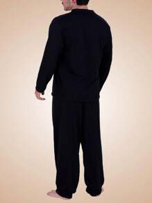 Men Loungewear Sets - màu đen - Xem 2
