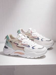 Alan Vincent [City Sneaker Series]2025 New Shoes For Women Sneakers Thick-Soled Casual Sports Shoes Ladies Platform Shoes Comfortable And Fashionable Versatile Women's Shoes For Outdoor Shopping